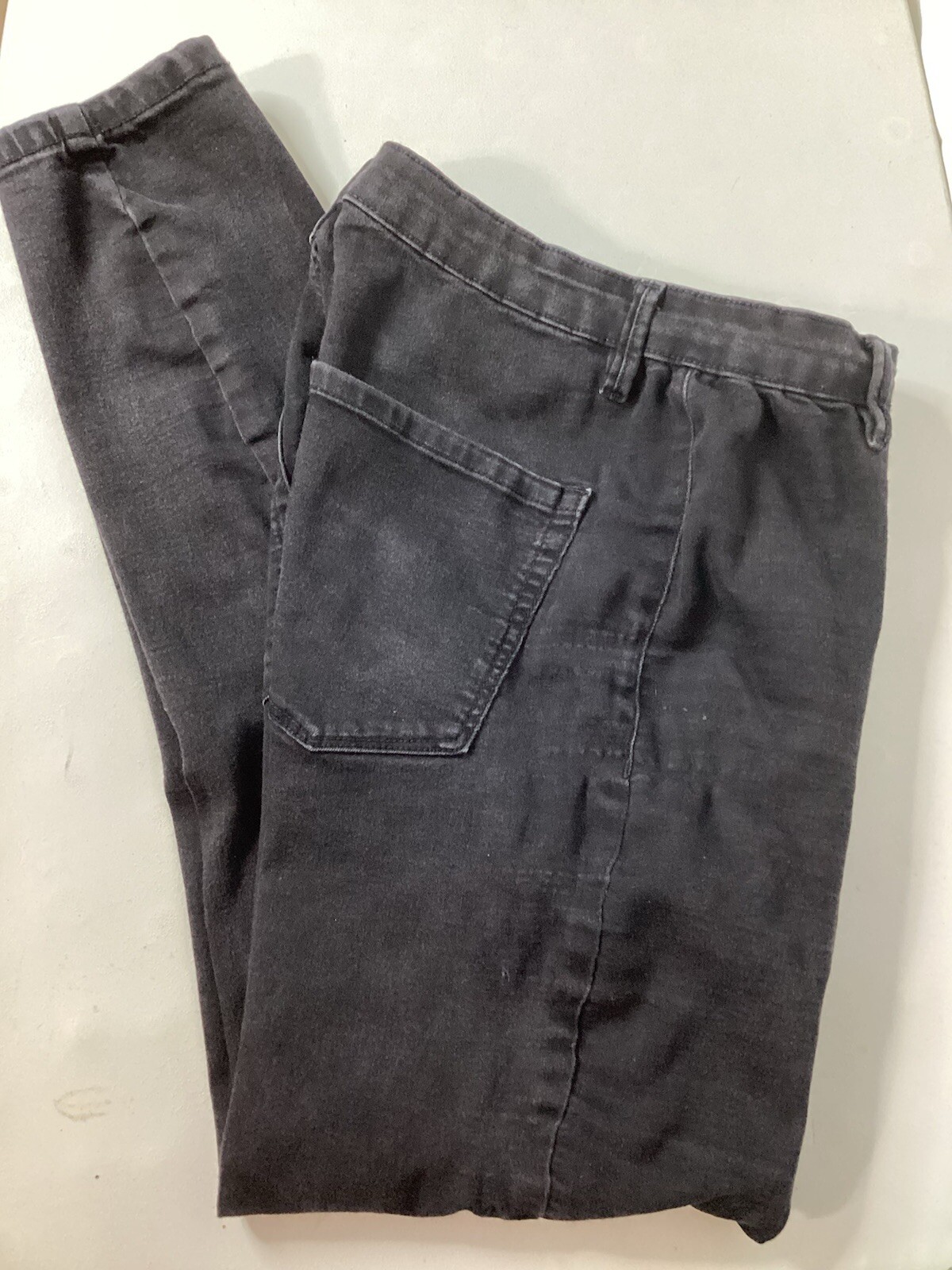 Vintage Bershka Skater Jeans Black Women Size 12