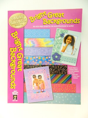 Paper Pizazz HOTP 32pc Card Album Journal Scrapbooking Bulletin Board 8.5x11