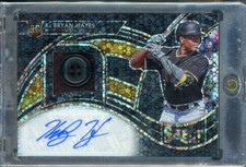 2021 Panini Select Ke'Bryan Hayes Black Disco RPA Rookie Button Patch Auto 1/1