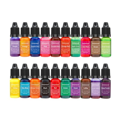 20Pcs Candle Liquid Dye Concentrate for Candle Making DIY Art Crafts - Picture 2 of 12