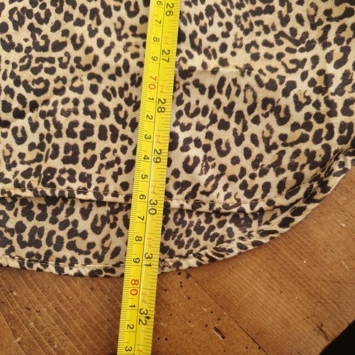 Zara Trf Collection Leopard Print Silky / Satin Shirt Size Small - Picture 7 of 11