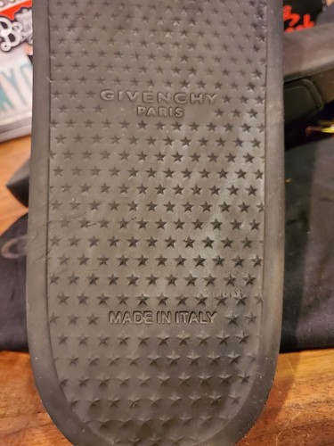 NEW Women's Size 40 GIVENCHY Paris Black Open Toe Slides No Box FREE SHIP 9 US - Picture 5 of 13