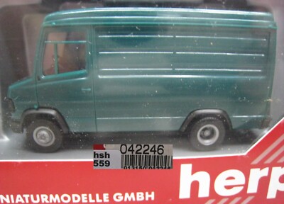 Herpa 042246 Mercedes Benz T2 Kasten kurz grün (hsh559)