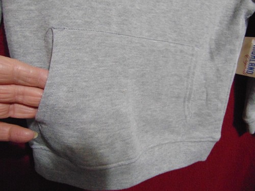 Boys Size 5/6 Fleece Hoodie w/ Pockets Solid GRAY Highland Original NEW TAGS! - Picture 4 of 7