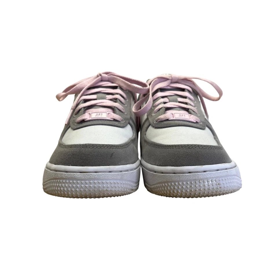 Nike Air Force 1 Mujer Rosa y Gris Lona G2G Zapatillas bajas con cordones Talla 7 Foto 2 de 4