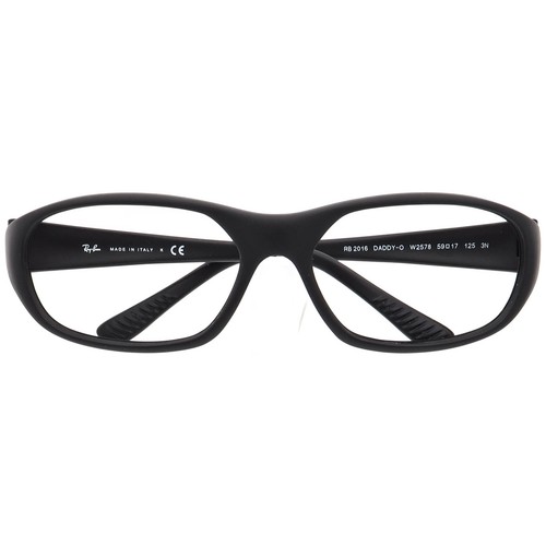 Ray-Ban Sunglasses Frame Only RB 2016 Daddy-O W2578 Black Square Italy 59 mm - Picture 6 of 6