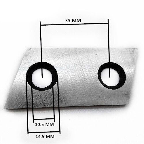 Generico FMingNian 2 Paia Lame Ricambio Per Biotrituratore Per Eco ES1600 Per Mc - Foto 8