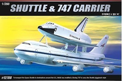 Academy Plastic Model Kit 1288 SPACE SHUTTLE & 747 CARRIER 12708