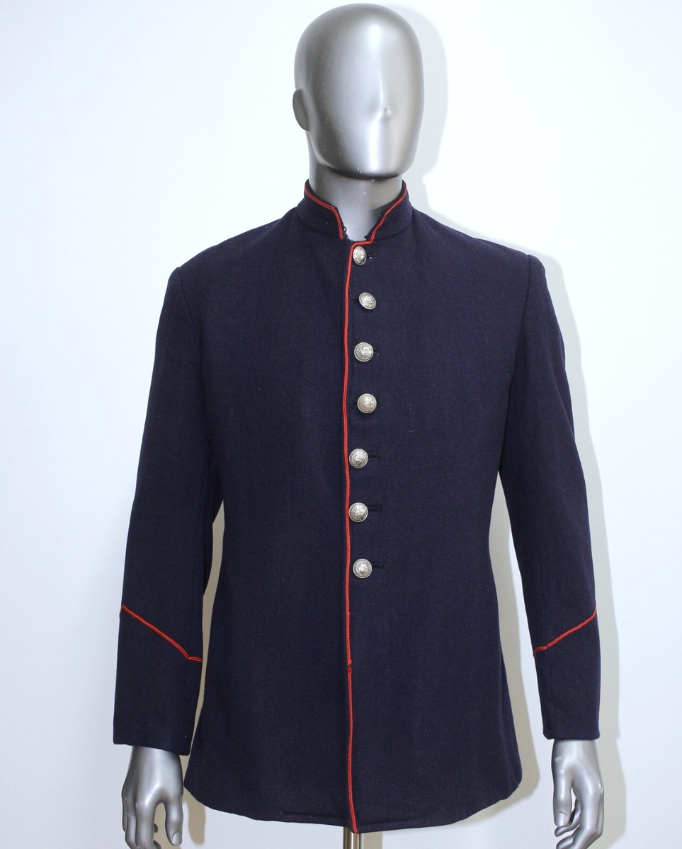 10s French Antique Military? Fireman JKT