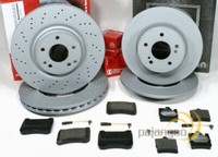Zimmermann Bremsscheiben BeläGe Sensoren Vorne Hinten FüR Mercedes CLK C209 A209