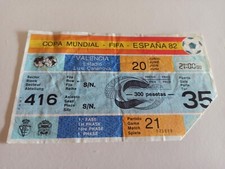 TICKET WC 82 SPAIN YOUGOSLAVIE YUGOSLAVIA