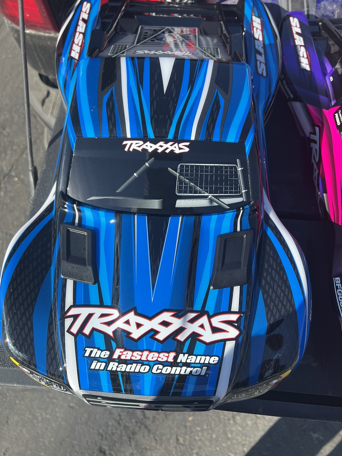 Traxxas Slash 4x4 Clipless Body (Blue) (5855BLUE) eBay