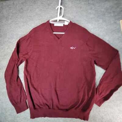 Greg Norman Sweater Greg Norman Sweater Mens Medium Maroon Long
