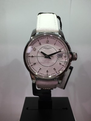 時計 Hamilton: H404150 NEW Authentic HAMILTON RAILROAD H404150 38MM STRAP S/S Box/Papers