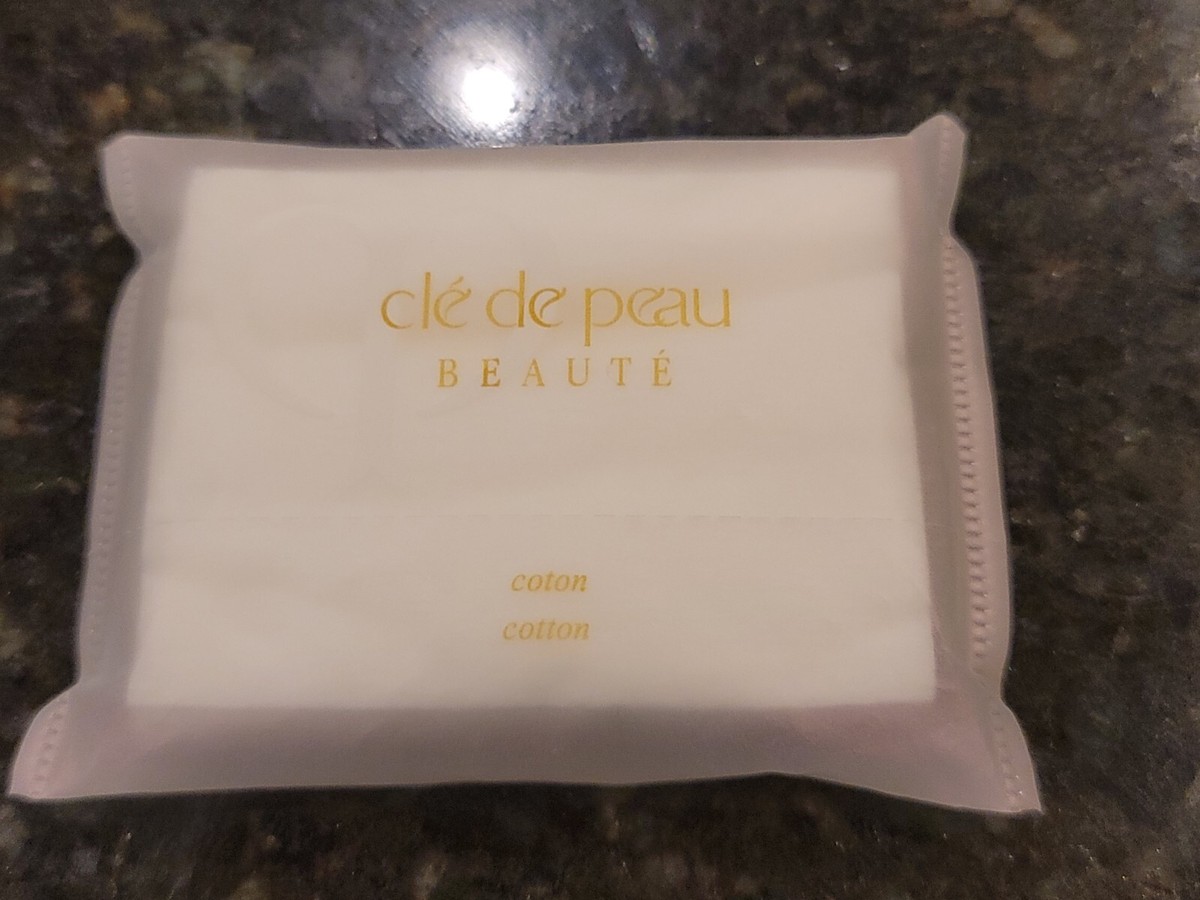 Cle De Peau Beaute Limited Edition Navy Blue Gold Cosmetic Bag +