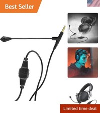 BoomPro Gaming Microphone - Clarity Flexibility, 3.5mm Jack - Black