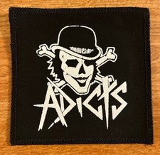 NEW XL The Adicts Sew On Cloth Band Patch 5 X 5