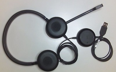 Jabra Evolve 20 MS USB Stereo Headset - Schwarz, optimiert für Microsoft Teams