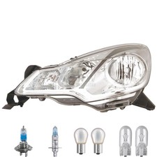 Scheinwerfer links inkl. Premium Lampen für Citroën C3 II SC_ mit LWR Motor