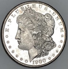 *1900 P MORGAN DOLLAR* *BU+++* *PROOF LIKE* NR #CVIP57
