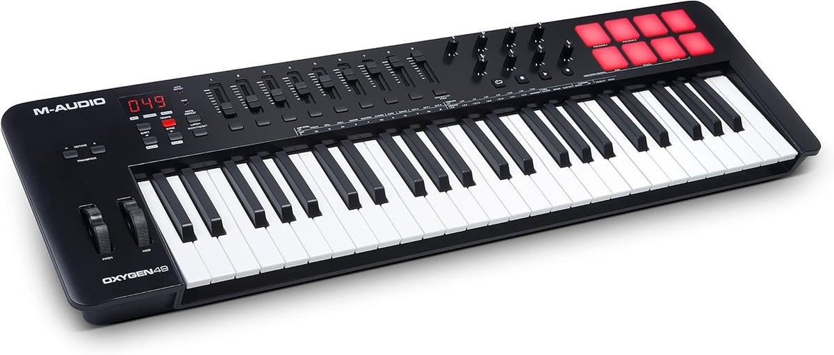 M-AUDIO Oxygen (MKV) – 49 Key USB MIDI Keyboard Controller with