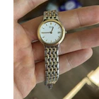 Seiko Quartz Women's Two-Tone Gold/Silver Bracelet Watch White Dial Date