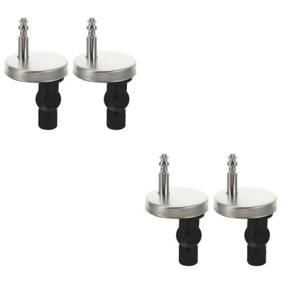 2 Pieces Quick Release Toilet Seat Hinges Accessories Bolts Hardware