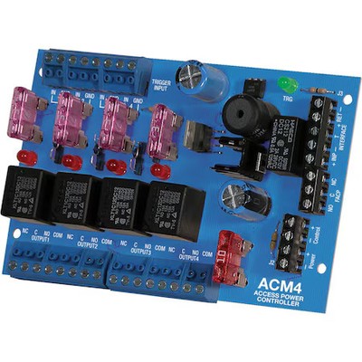Altronix Acm4 Access Power Controller 4 Fused Trigger
