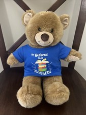Build-a-Bear Read Teddy 2024 with NEW SHIRT . With Tags.  BAB
