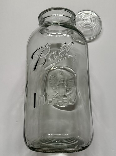 Ball Mason Jar Eagle Approx 15-16” Tall With Lid (Missing Gasket And Wire Bail)￼