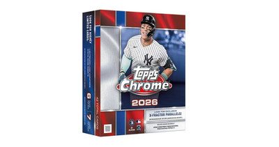 2026 TOPPS CHROME  BASEBALL  SEALED Mega BOX - QTY Discount - Free  *Presale*