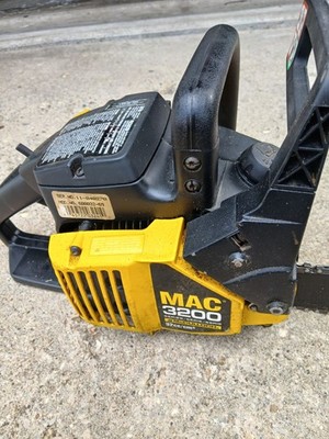 McCulloch  MAC 3200 Chainsaw Chain Saw (Need new or rebuilt Carburetor )