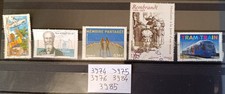 lot timbres  france oblitérés 2006 n° 3974 3975 3976 3984 3985