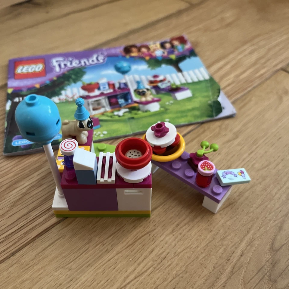LEGO Friends 41112 Friends Party Cakes 100% Complete with Instructions - Image 4 of 4