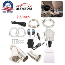 2.5'' Stainless Exhaust Valve Exhaust Motor Pipe Flange Kit with Remote Control