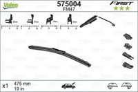 Valeo Wischblatt Beifahrerseitig, Fahrerseitig U.A. FüR Fiat, Ford, Honda