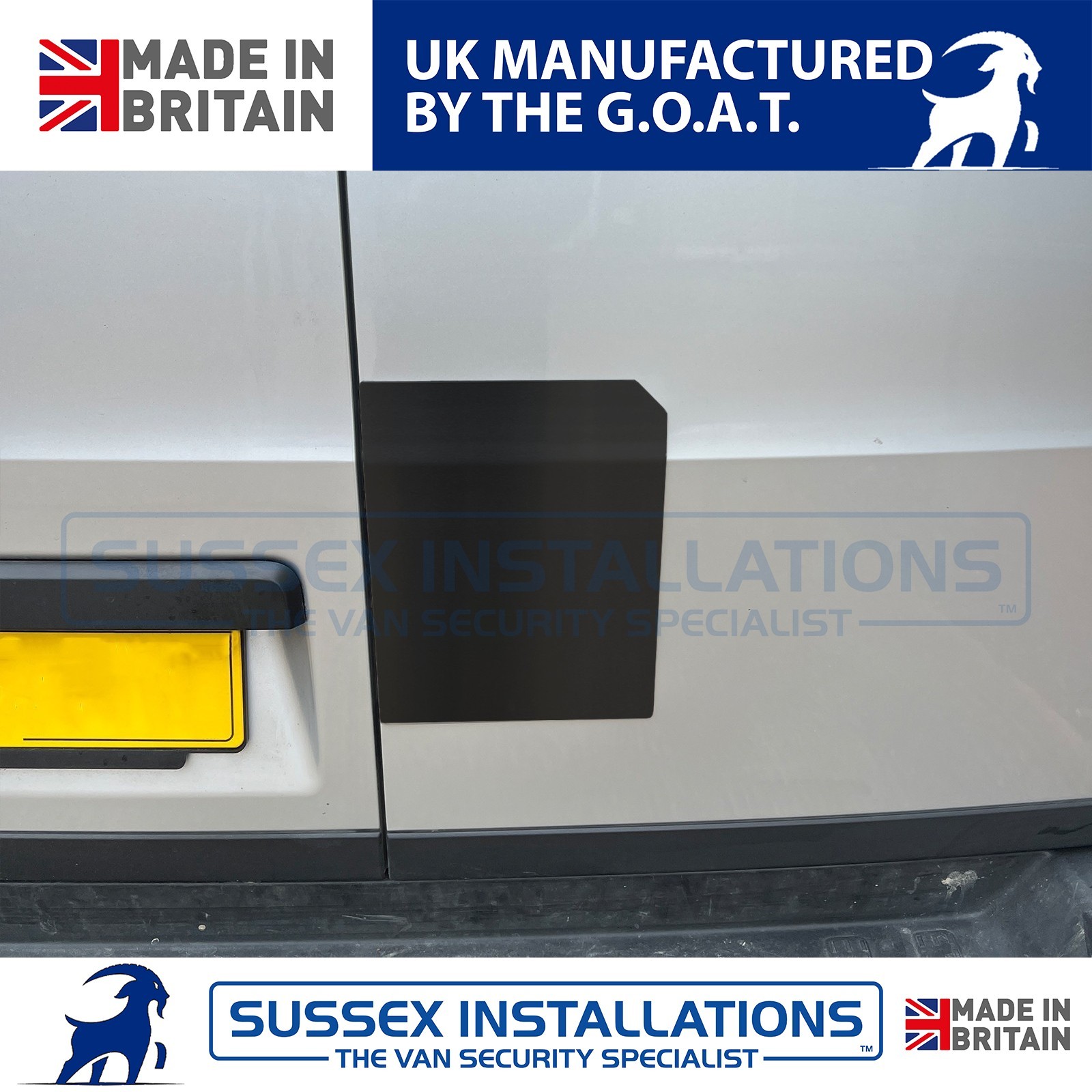 For VW Crafter MAN TGE (17-On) Discount stock Rear Barn Door Repair Shield Black
