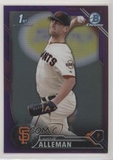 2016 Bowman Draft Chrome Picks Purple Refractor /250 Justin Alleman #BDC-71 z6b