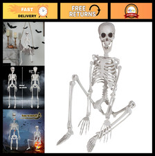 "3ft Full Body Halloween Skeleton Decoration for Party Haunted House Supplies"