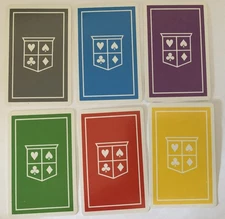 Poker Geometry Art Pattern Diamond Spade 6 Playing SWAP CARDS Mixed Bulk Lot Set