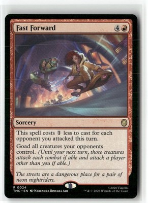 Fast Forward 24 Commander: Teenage Mutant Ninja Turtles Magic: The Gathering NM
