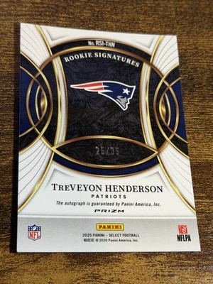 UNIS SWICY hellolive 4/18 サイン ソウォン ポラロイド TREVEYON HENDERSON 2025 Select #RSJ-THN Rookie Signatures White
