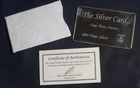 PYROMET SILVER CARD 1 OZ 0.999 FINE SILVER LOT 060510