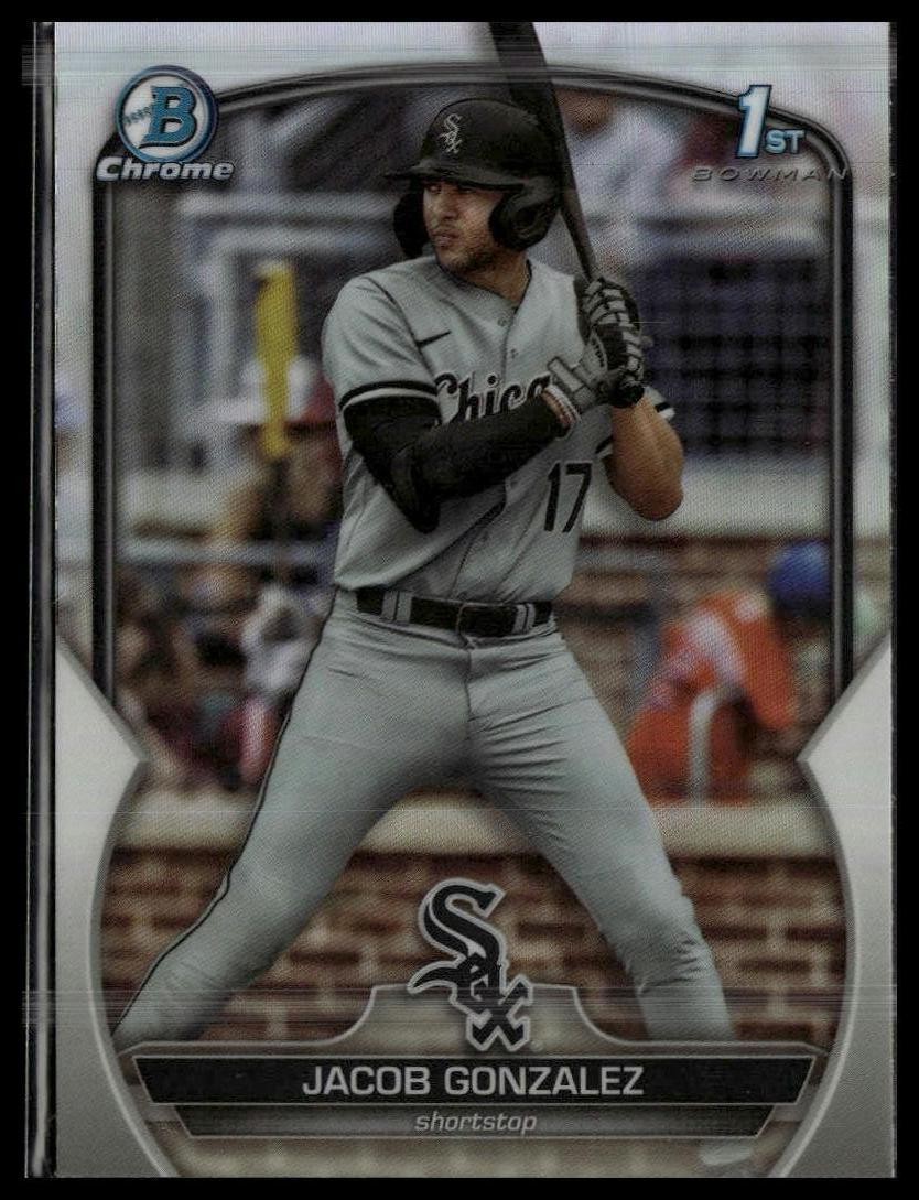 2023 Bowman Draft #BDC-167 Jacob Gonzalez Chrome Refractor 1st Bowman