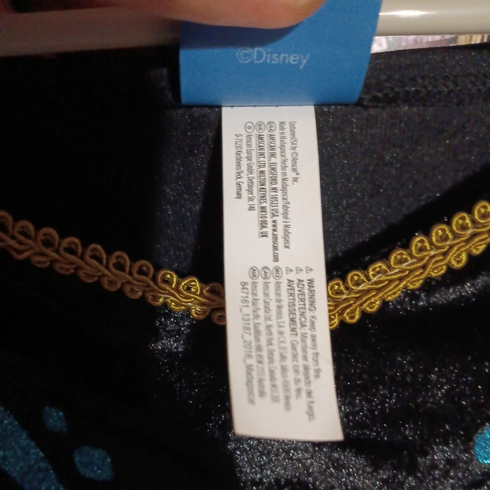 Disney Frozen Anna Vestido de Fiesta Disfraz Vestido Niño Talla Mediana 8-10 Foto 3 de 4