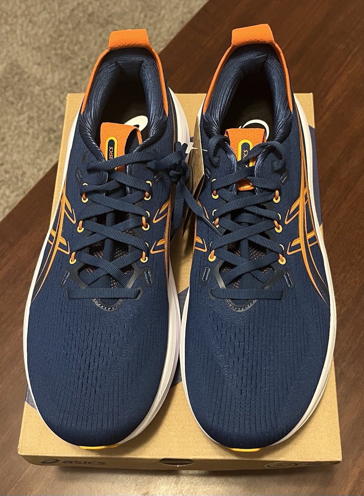 Size 11D - ASICS Gel Nimbus 28 Twilight blue/Anzu thumbnail 3