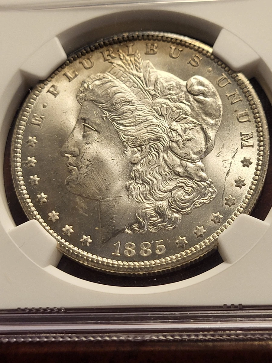 Uncirculated Silver 1885 Year Morgan US Dollars (1878-1921) for