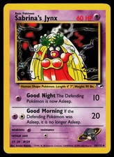 Sabrina's Jynx 59/132 Uncommon Gym Heroes Pokemon Unlimited Lightly Played on eBay