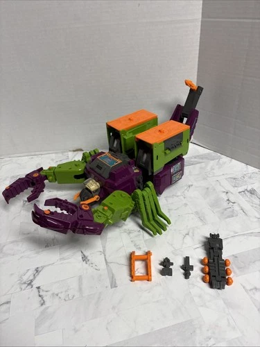 Scorponok Vintage 1987 G1 Transformers Hasbro Action Figure - Incomplete - Nice!