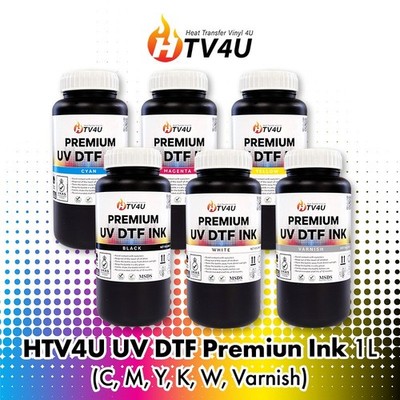HTV4U Premium UV DTF Ink 1 Liter